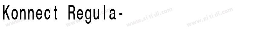 Konnect Regula字体转换 Konnect Regula字体转换
